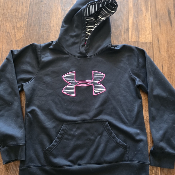 Under Armour Kids / Womens Black Hoodie - Picture 1 of 6